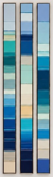 Coastline triptych · Digital visualization