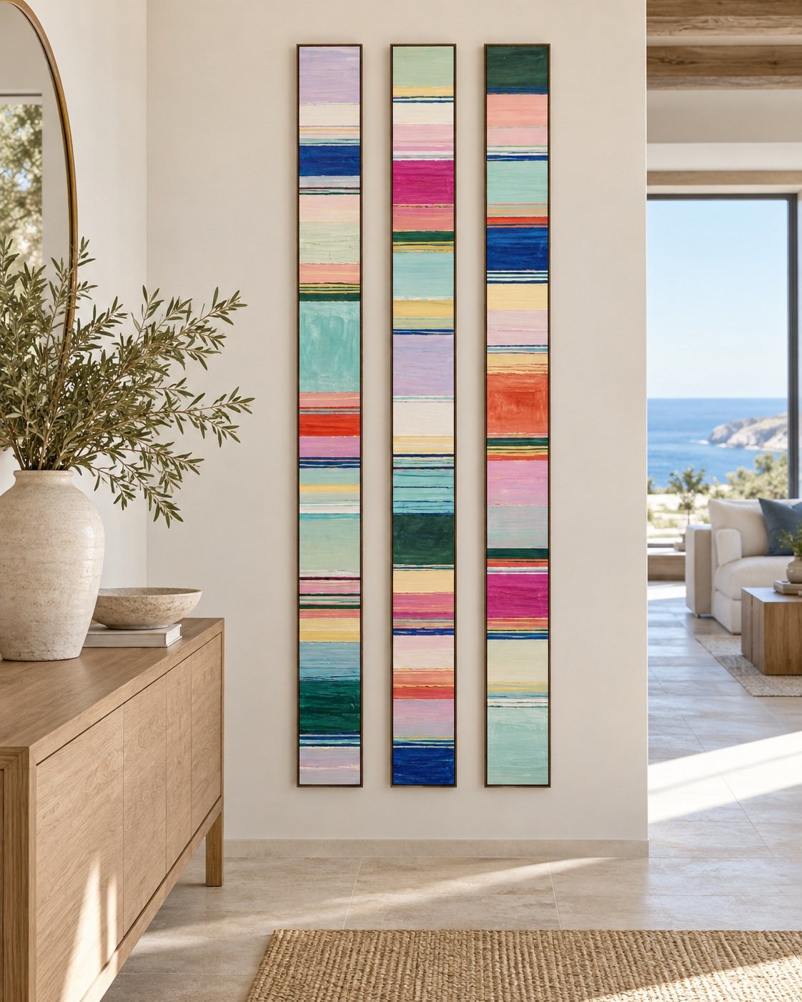 Color Play in a room · Digital visualization