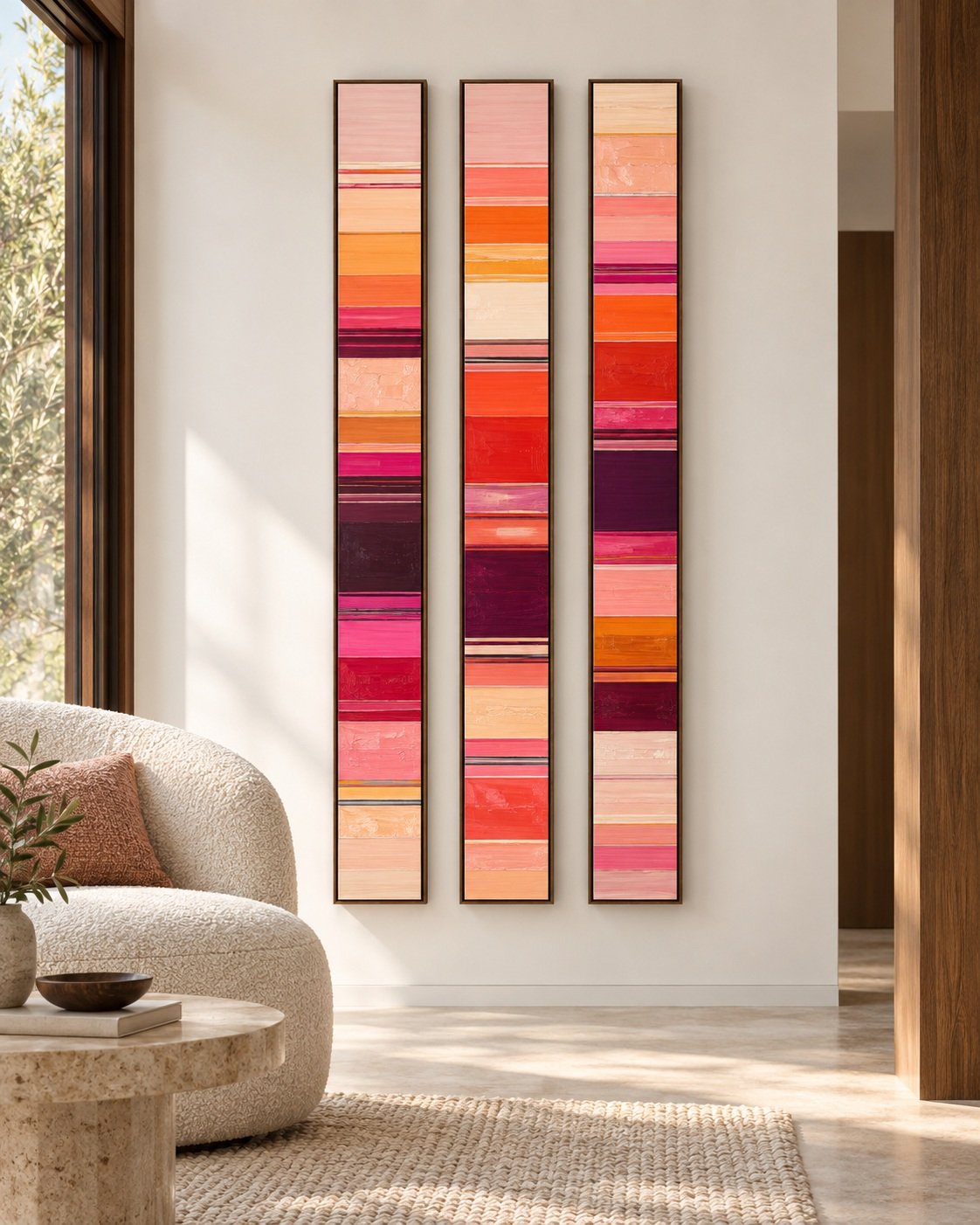 Sunset Study in a room · Digital visualization