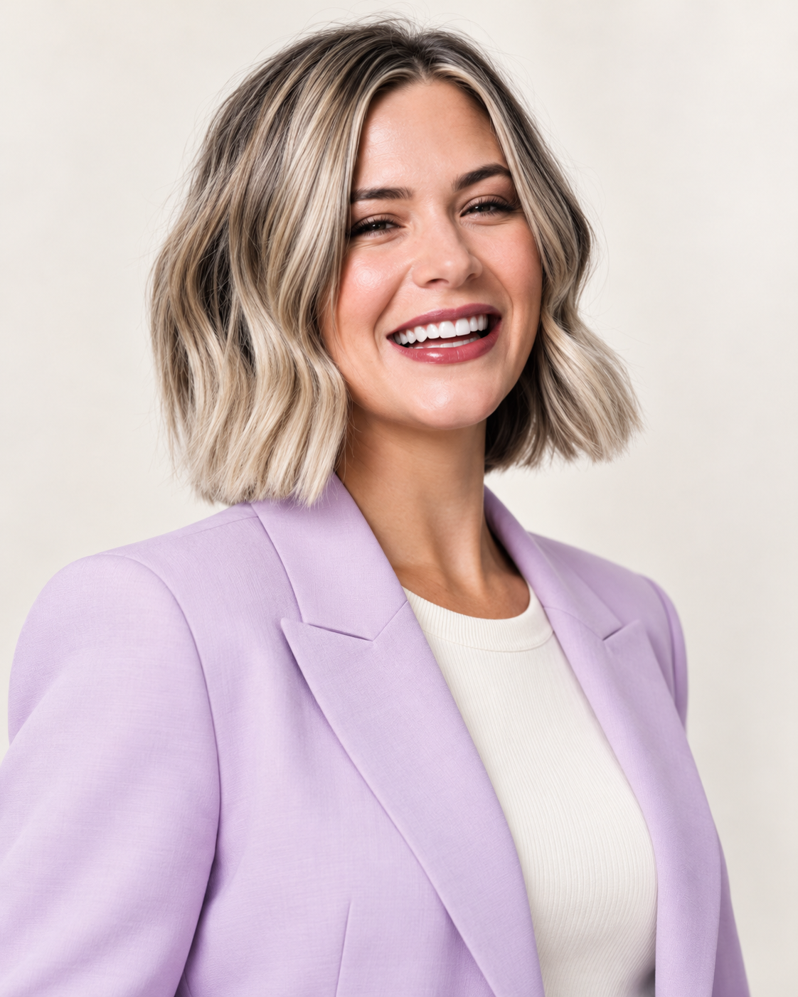 Jazmyn editorial portrait, AI-edited from her supplied reference
